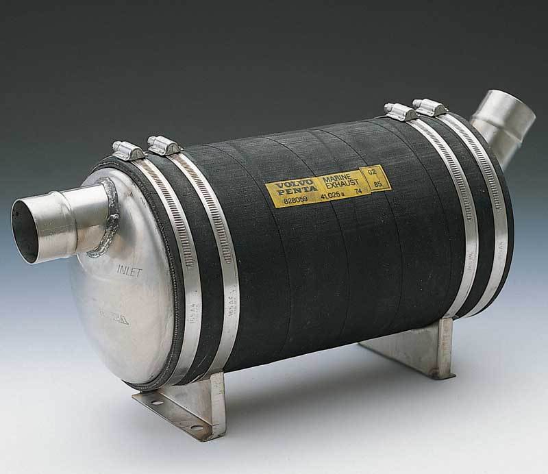 Marine Exhaust Muffler Based on Boat Size and Type