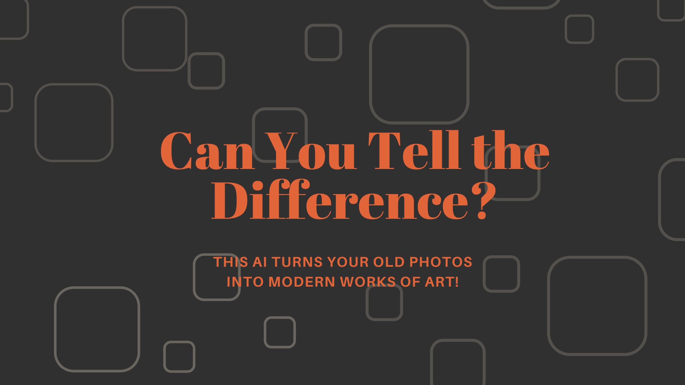 Can You Tell the Difference? This AI Turns Your Old Photos into Modern Works of Art!